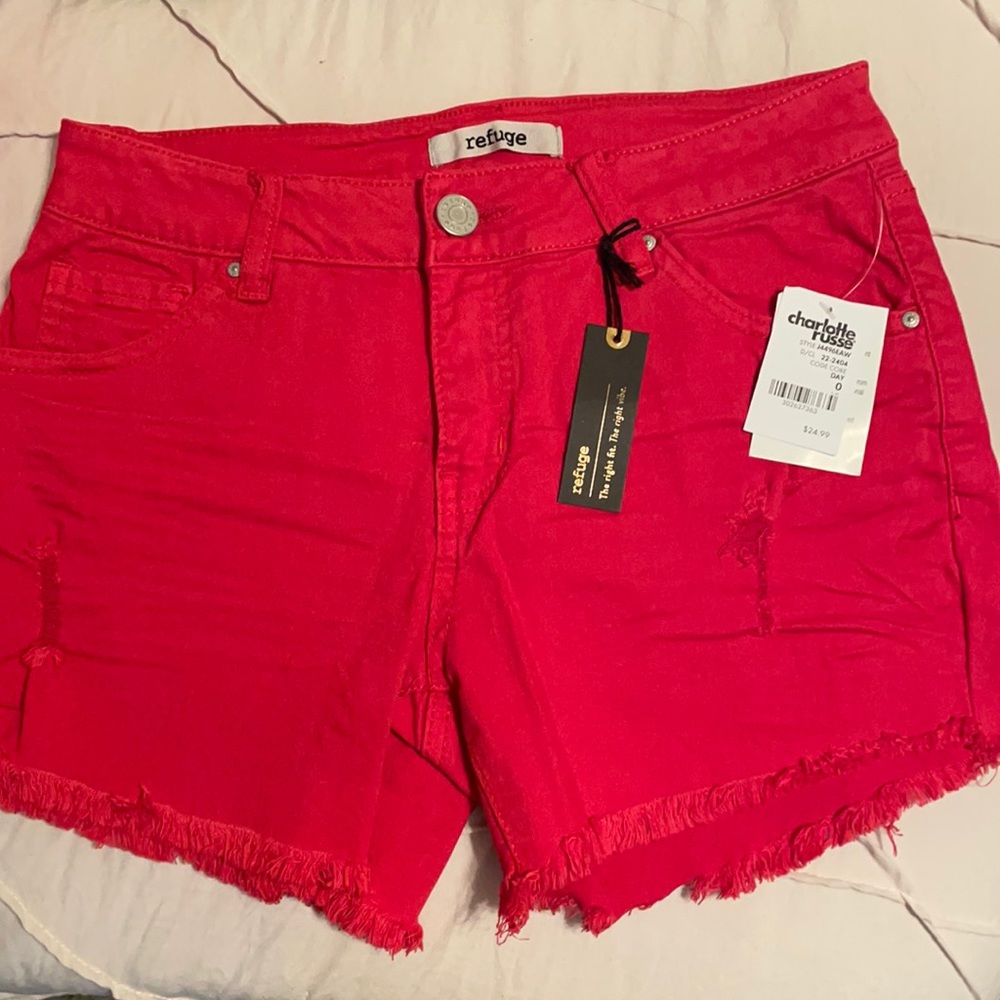 Red Charlotte Russe shorts